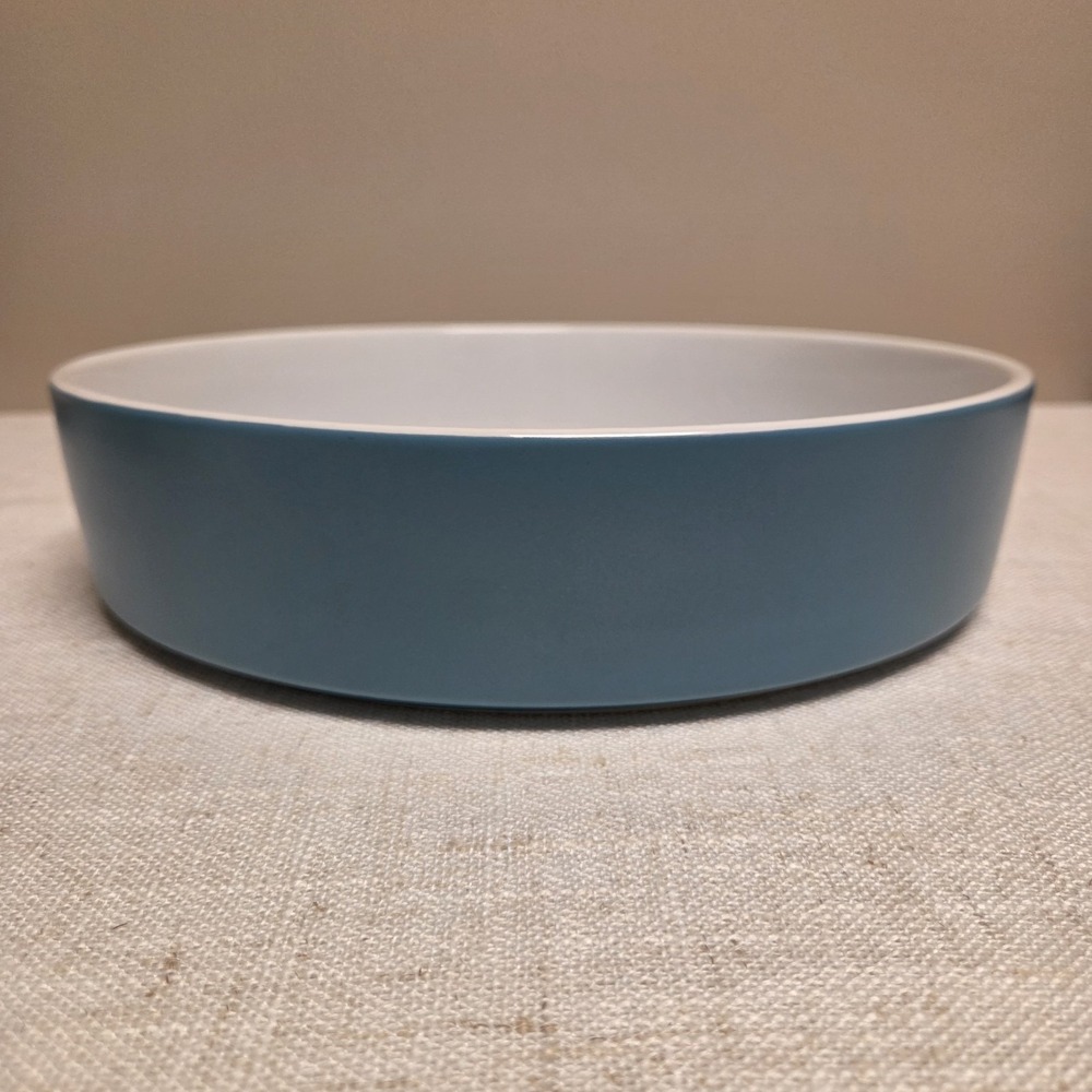 LAURIE GATES ROUND TEAL BAKING DISH‎ 11in